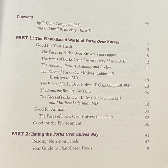 Forks Over Knives Plant-Based Way to Health Book 125 Recipes - Picture 3 of 5